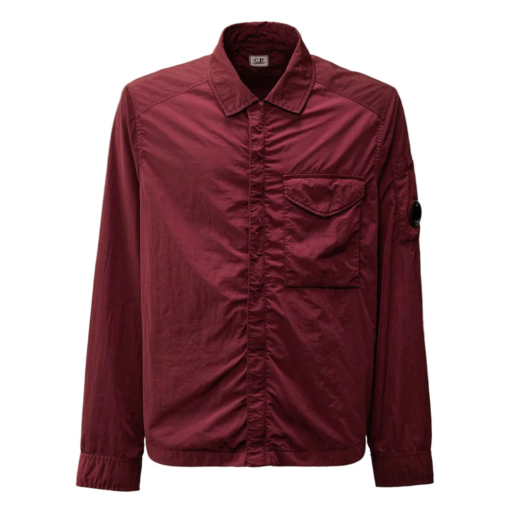 Cp Company 095A Chrome Lens Overshirt In Potent Purple