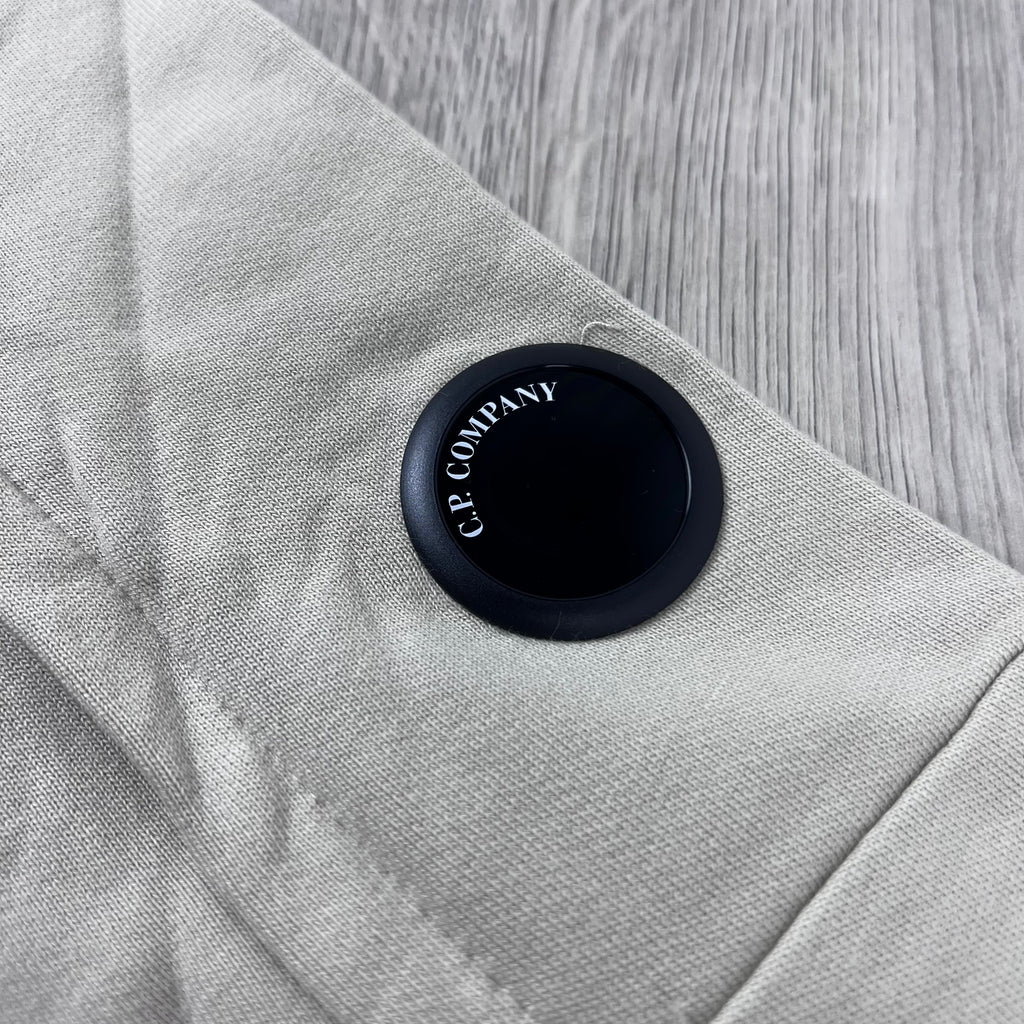 CP Company Raised Fleece Sweatpants - Silver Birch