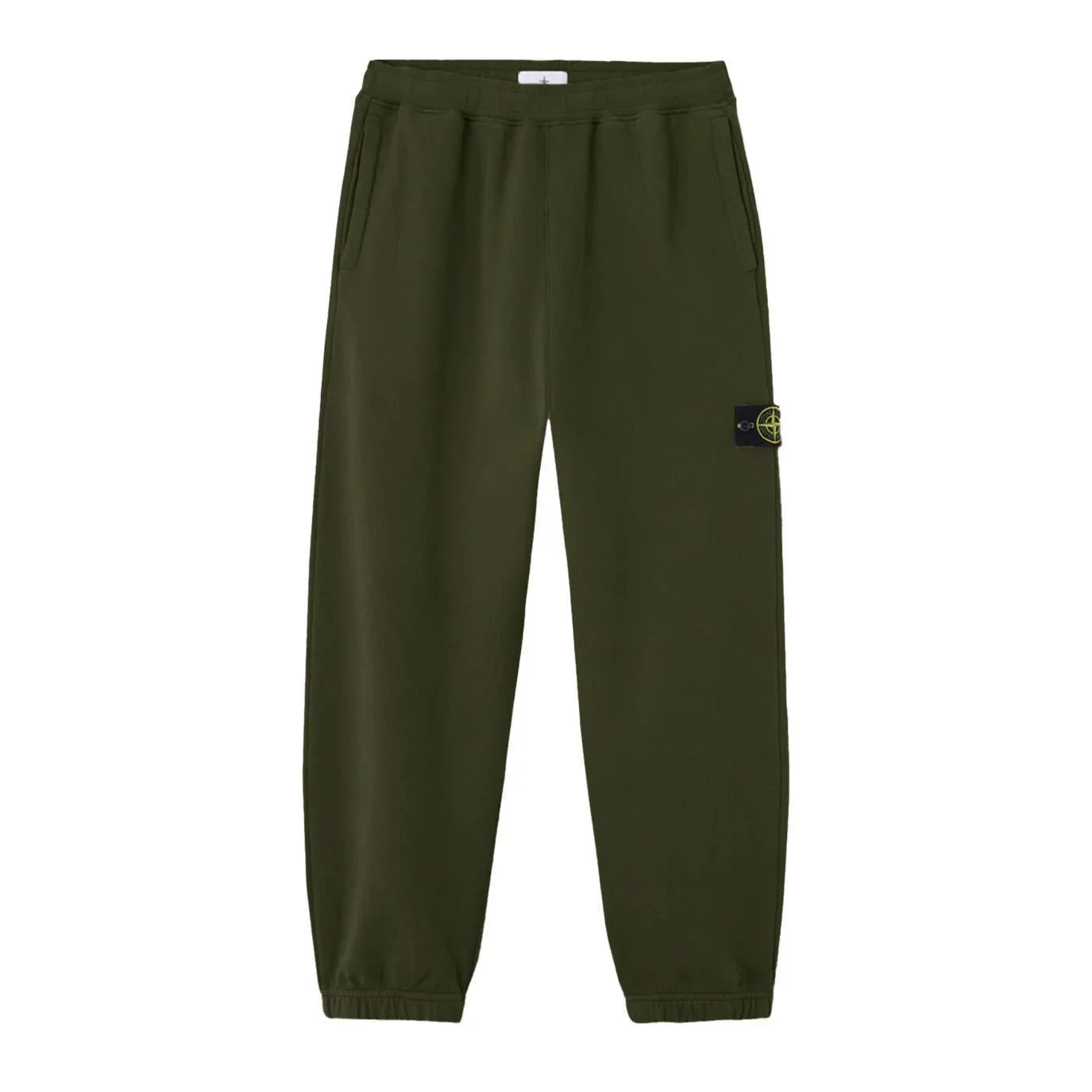 Stone Island Fleece Jogging Bottoms In Khaki
