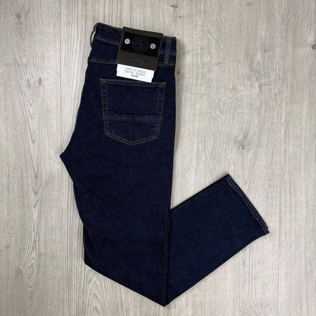 Stone Island Slim Denim Jeans - Indigo Rinsed