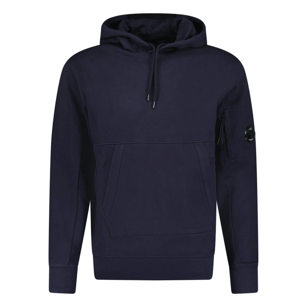 Cp Company 024A Diagonal Raised Overhead Hoodie In Navy