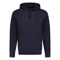 Cp Company 024A Diagonal Raised Overhead Hoodie In Navy
