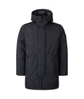 Stone Island Micro Twill Down Parka In Black