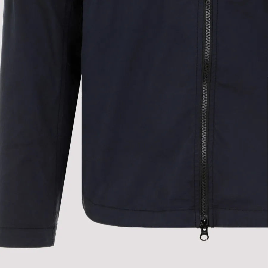 Stone Island Supima Cotton Twill Stretch-Tc Shirt In Navy