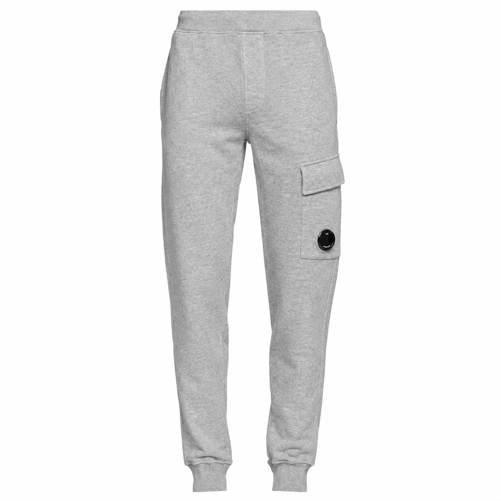 Cp Company 017A Diagonal Raised Lens Joggers In Grey M94