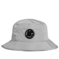 Cp Company Chrome-R Lens Bucket Hat in Drizzle Grey
