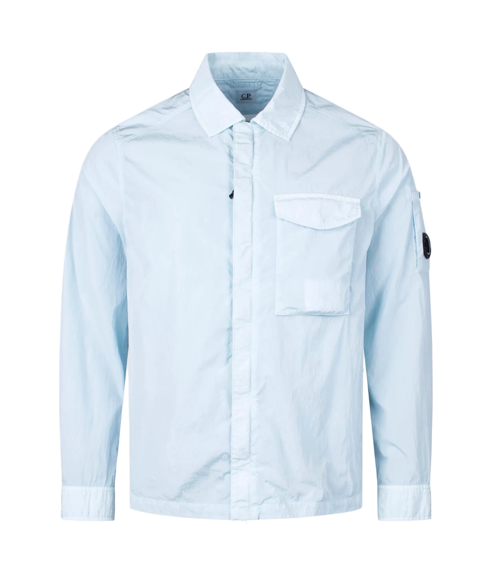 Cp Company Chrome-R Pocket Overshirt in Starlight Blue