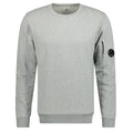 Cp Company 032A Light Fleece Lens Sweatshirt In Grey