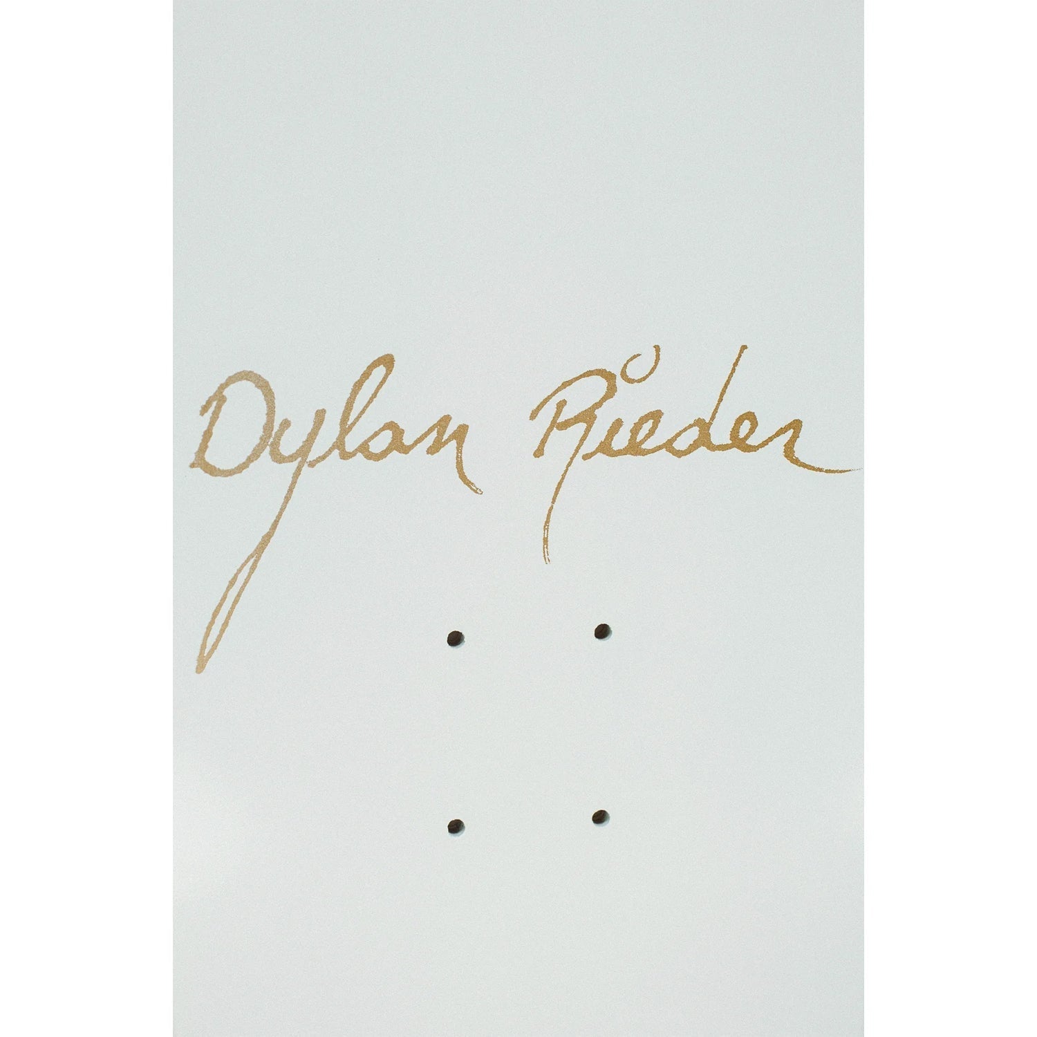 FA Skateboard Deck Dylan Rieder White Dipped 8.5" x 31.91"