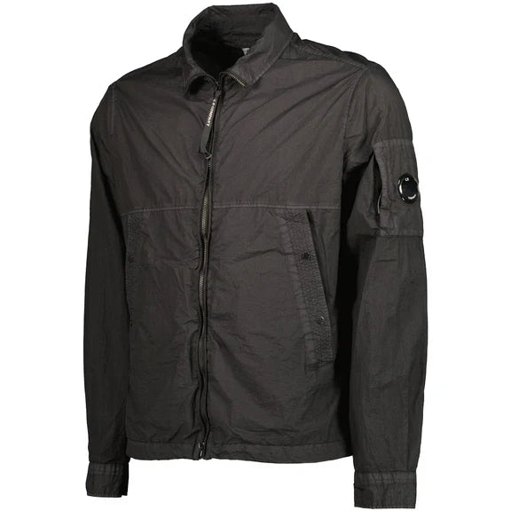 Cp Company 110A Taylon L Lens Overshirt In Black