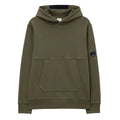Cp Company 024A Diagonal Raised Overhead Hoodie In Ivy Green