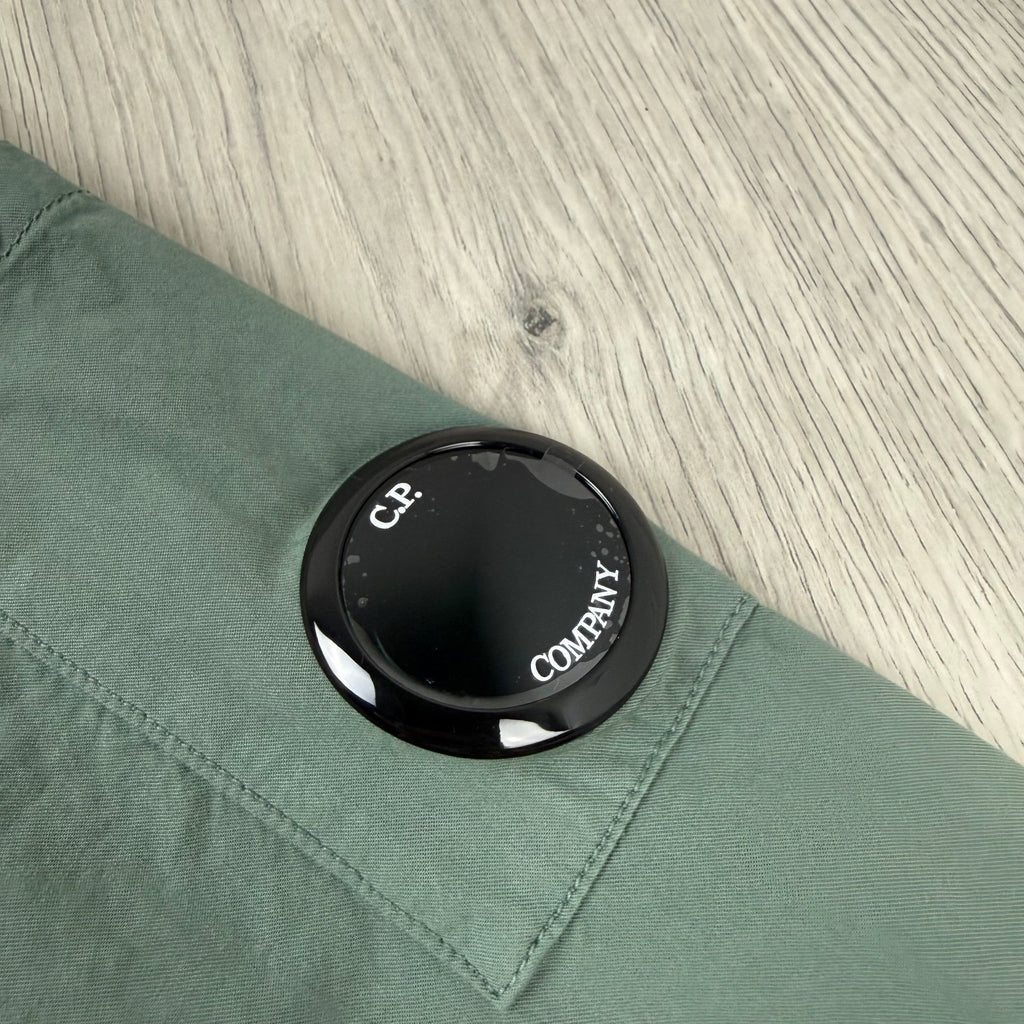 CP Company Zip Overshirt - Laurel Wreath