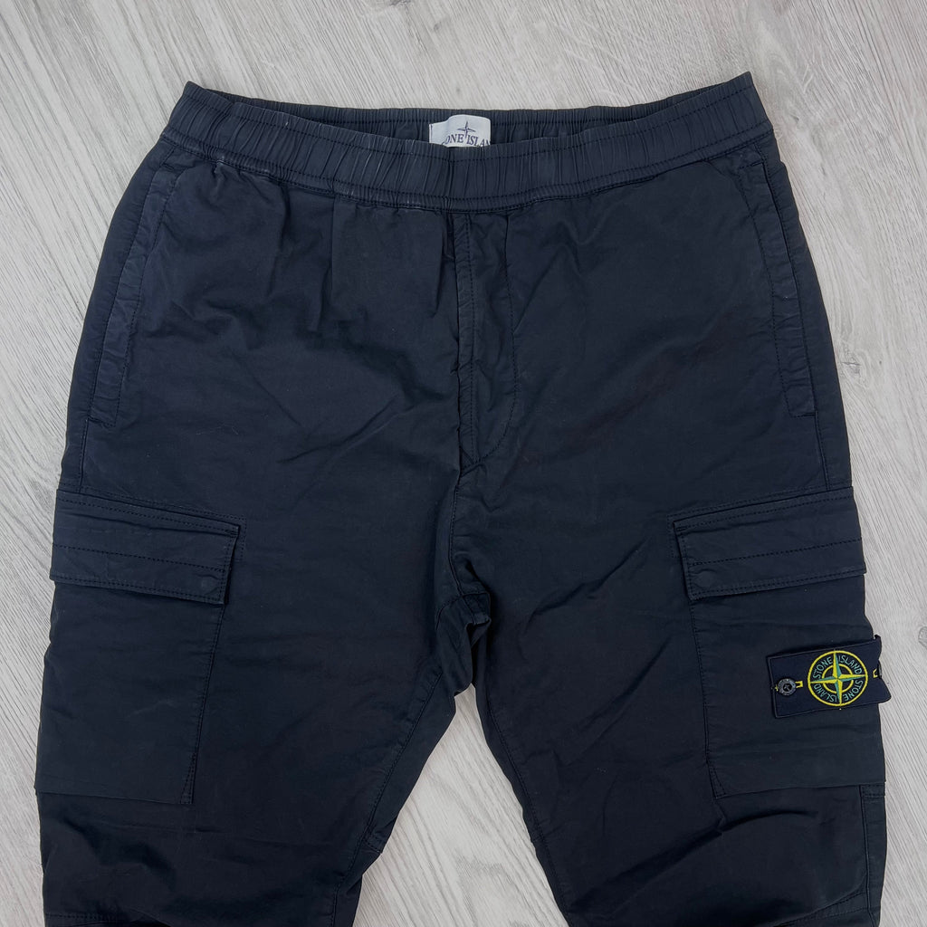 Stone Island Cargo Trousers - Black