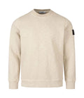 Stone Island Vanise Brushed Cotton Sweatshirt In Desert