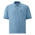 Cp Company Box Fit 989 Logo Polo Shirt In Light Blue