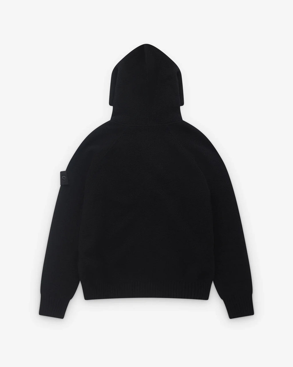 Stone Island Ghost Cashmere Wool Cardigan In Black
