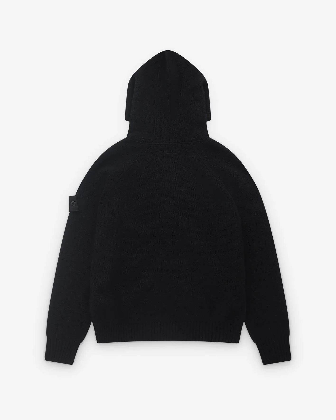 Stone Island Ghost Cashmere Wool Cardigan In Black