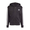 Essentials 3 Stripes Fleece FZ Hoody - Mens