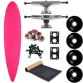 Moose Longboard Complete 9" x 43" Pintail Neon Pink