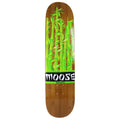 Moose Skateboard Deck Bamboo Leaves 8.5"