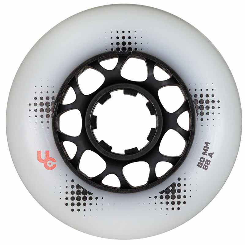 Undercover Team PRO White 80mm/88A Wheels (Pack of 4)