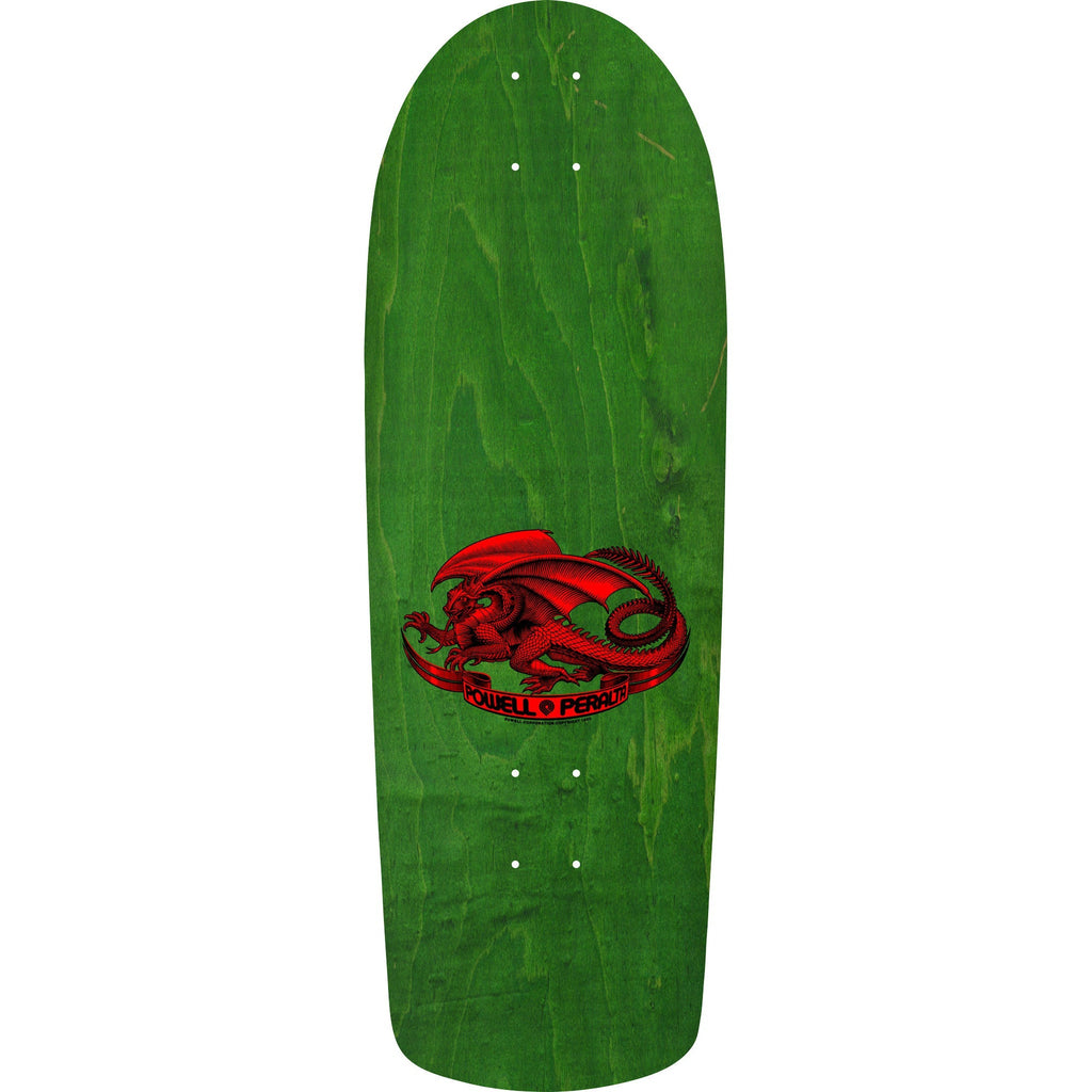Powell Peralta Skateboard Deck McGill Skull and Snake Green/Gold Foil Old School Reissue