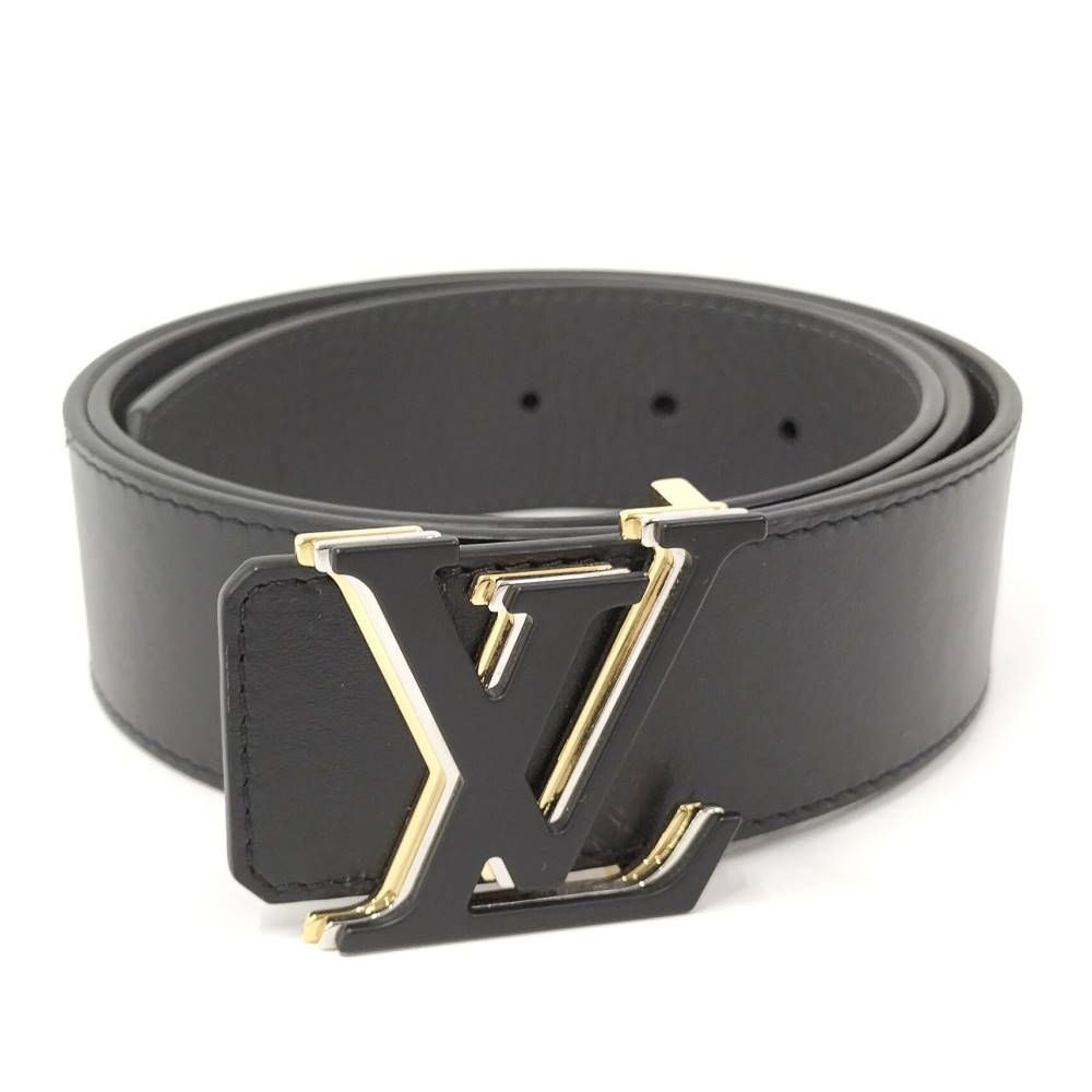 Louis Vuitton Optic Belt Leather Black