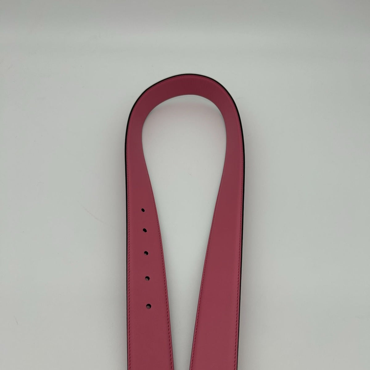 Gucci Belt Interlocking Leather Metal Pink Light Togo