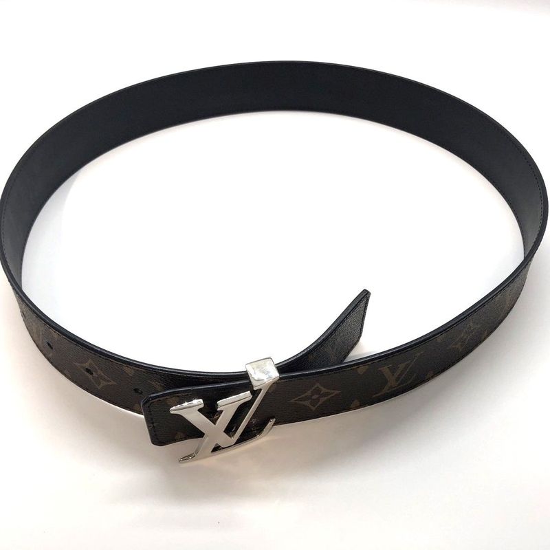 Louis Vuitton Belt M9821 Leather Brown Storage With Bag And