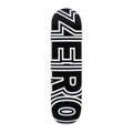 Zero Skateboard Deck Bold Black 8.125" x 31.7"