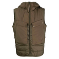Cp Company Mixed Shell-R Goggle Gillet In Ivy Green