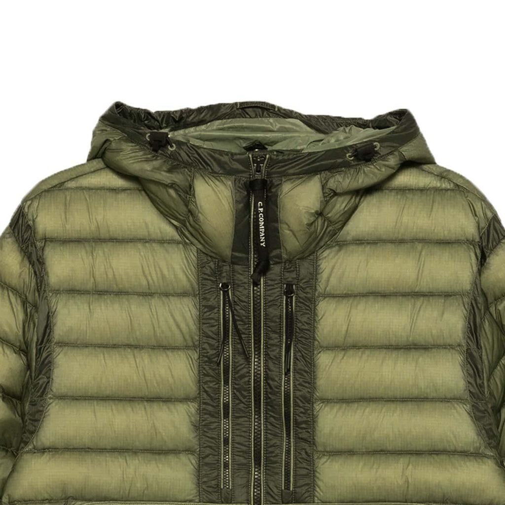 [C.P. Company] DD-Shell Goggle Hooded Down Jacket in Fallen Rock