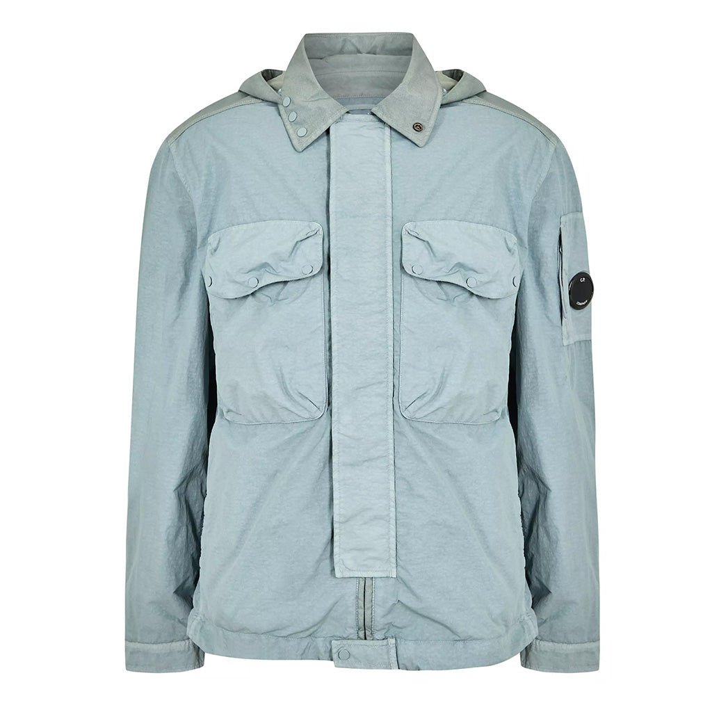 [C.P. Company] Flatt Nylon Mixed Goggle Overshirt
