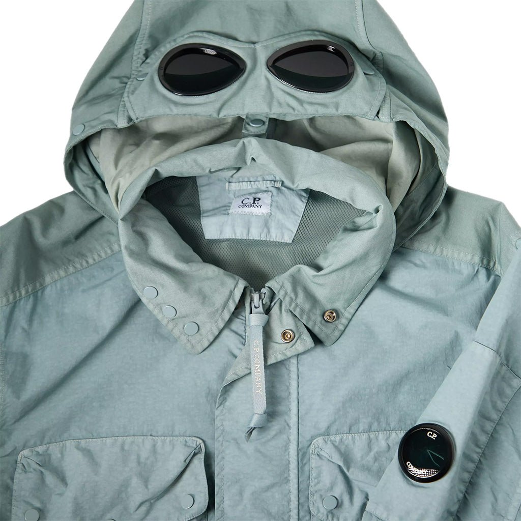 [C.P. Company] Flatt Nylon Mixed Goggle Overshirt