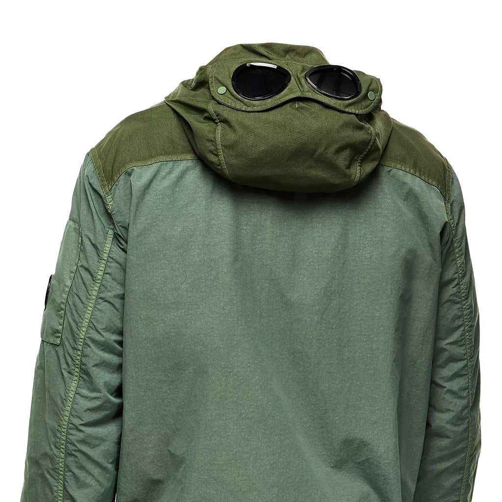[C.P. Company] Flatt Nylon Mixed Goggle Overshirt