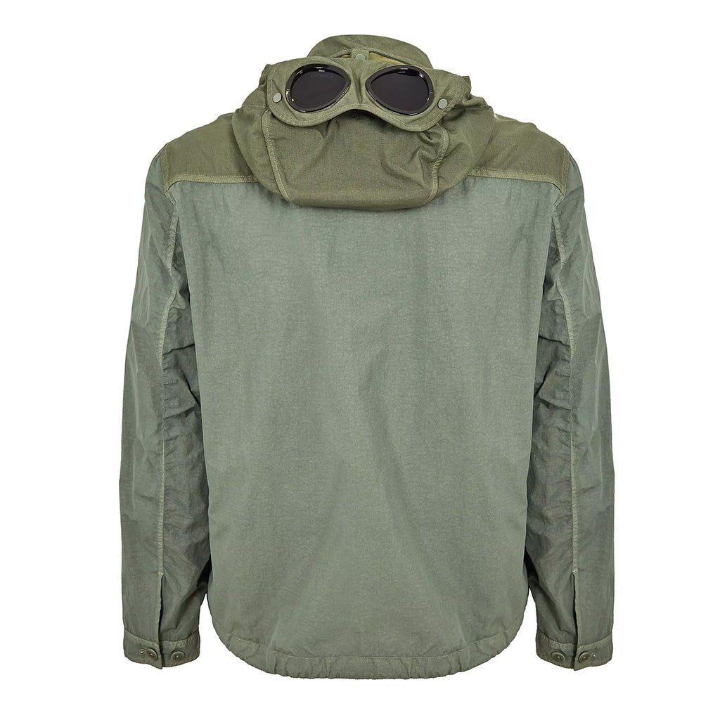 [C.P. Company] Flatt Nylon Mixed Goggle Overshirt