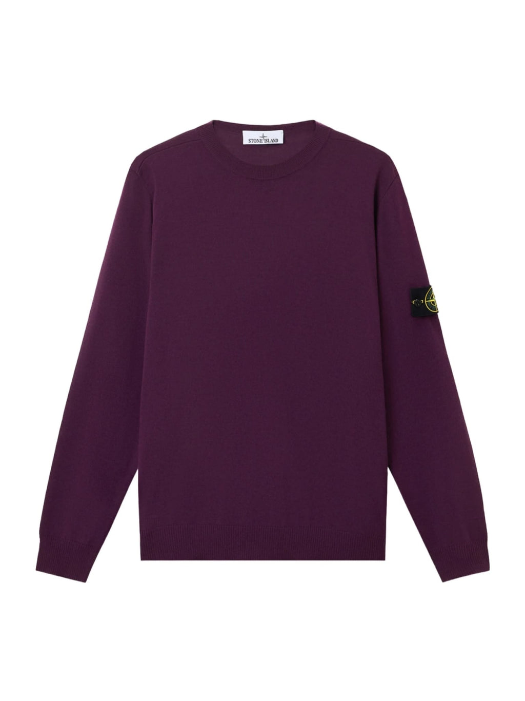 Stone Island Rws Light Knit Sweatshirt In Amaranth