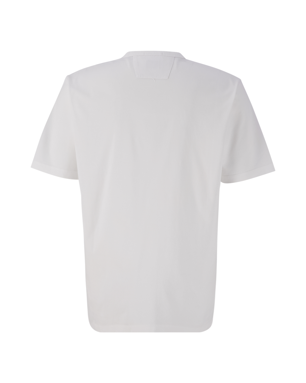 Cp Company 037A Metropolis Rubber Logo T-Shirt In White