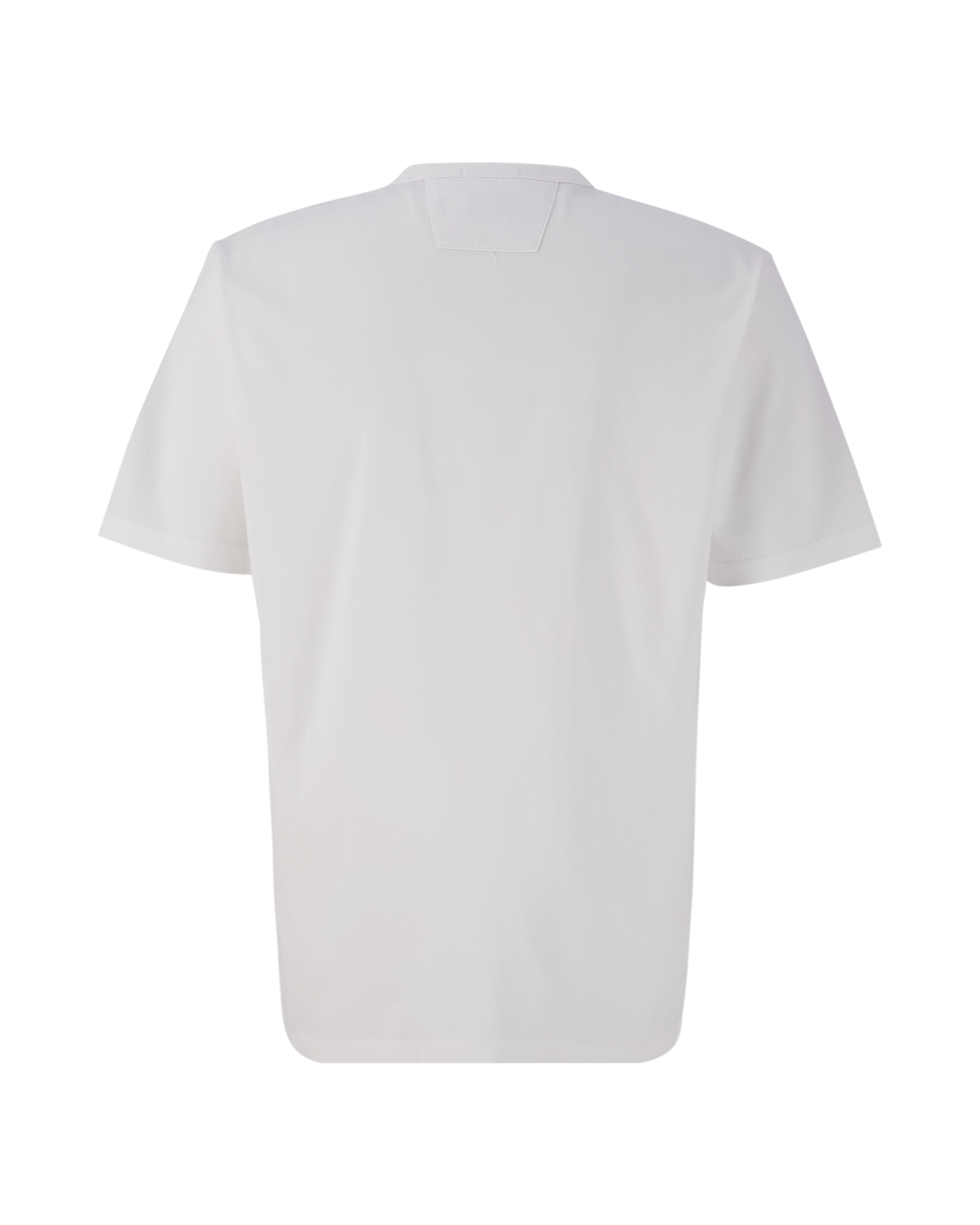 Cp Company 037A Metropolis Rubber Logo T-Shirt In White