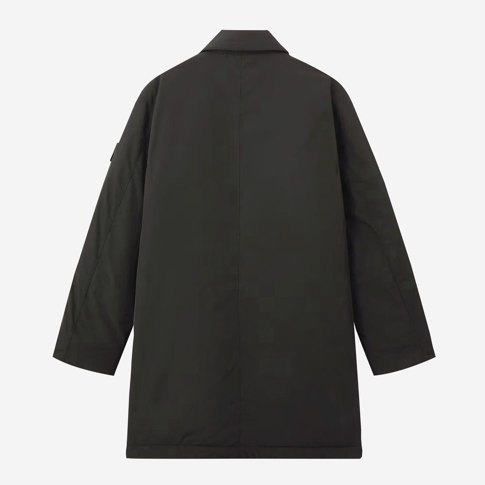 Stone Island Micro Twill Padded Jacket In Grey
