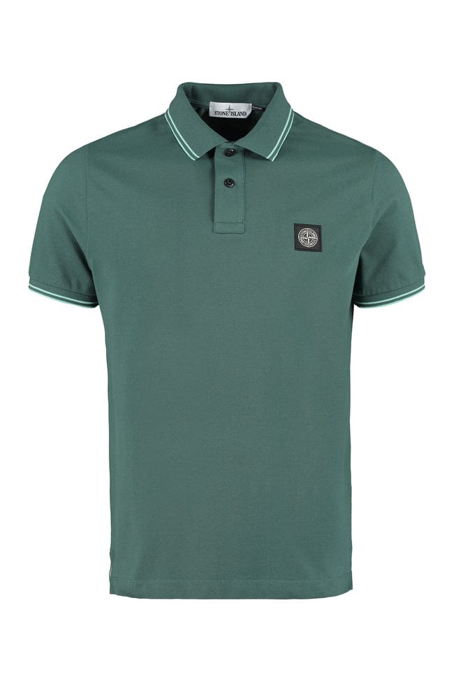 Stone Island Slim Fit Polo Shirt In Green