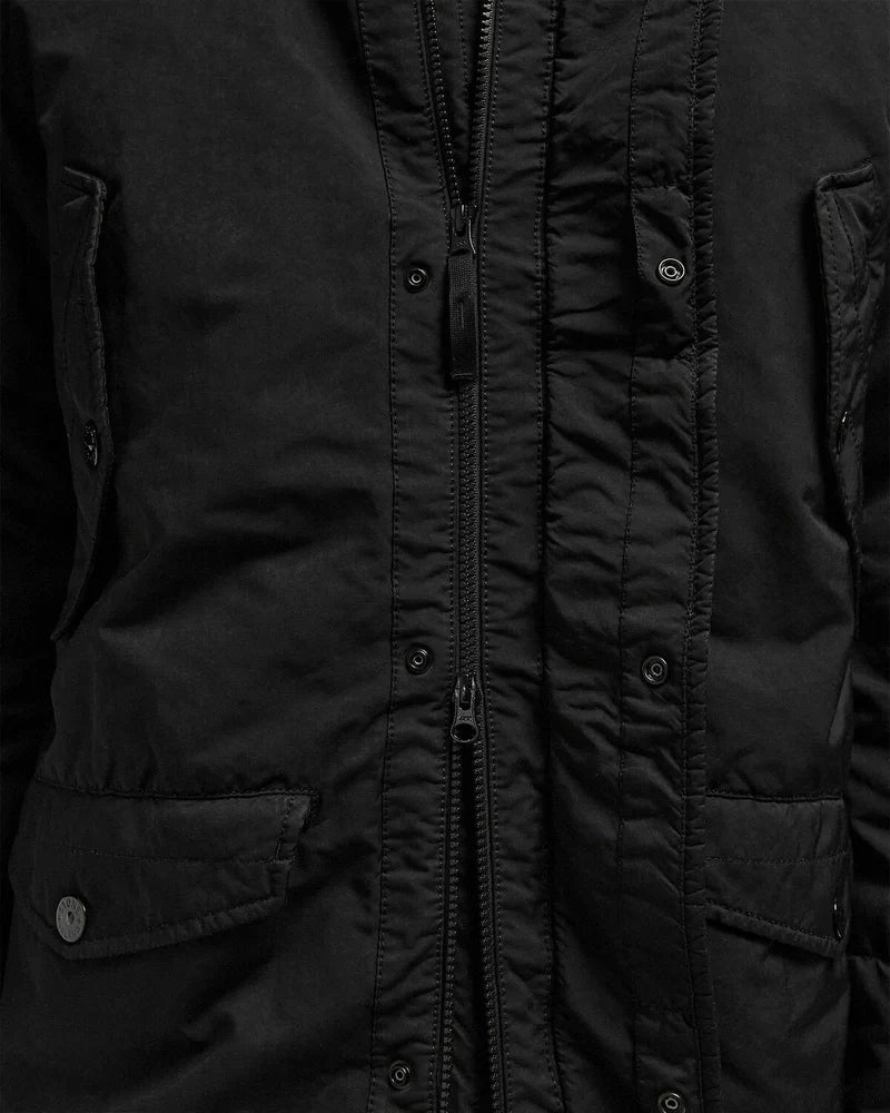 Stone Island David-Tc Ghost Parka In Black