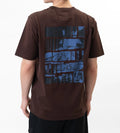 Cp Company 048A Metropolis Graphic Logo T-Shirt In Rum Raisin