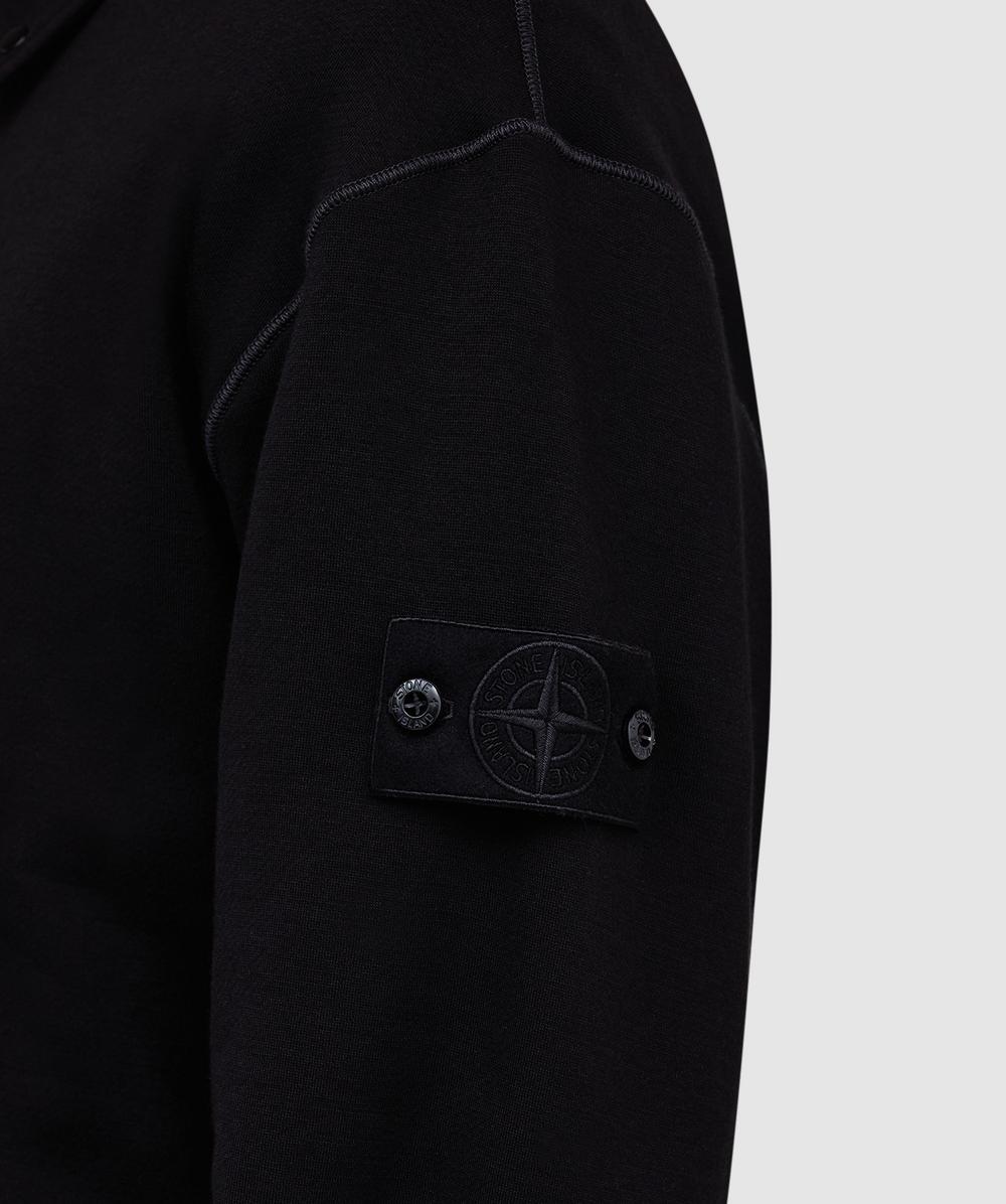 Stone Island Flanelle Ghost Jacket In Black