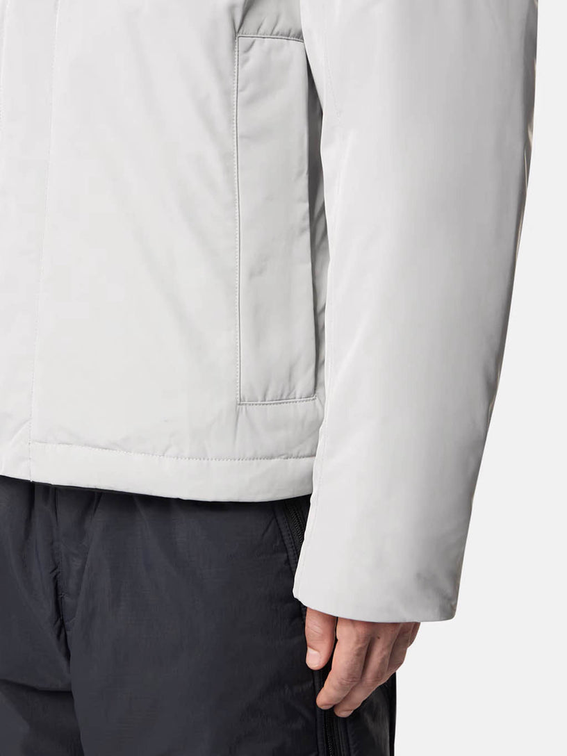 Stone Island Micro Twill Down Jacket In Grey