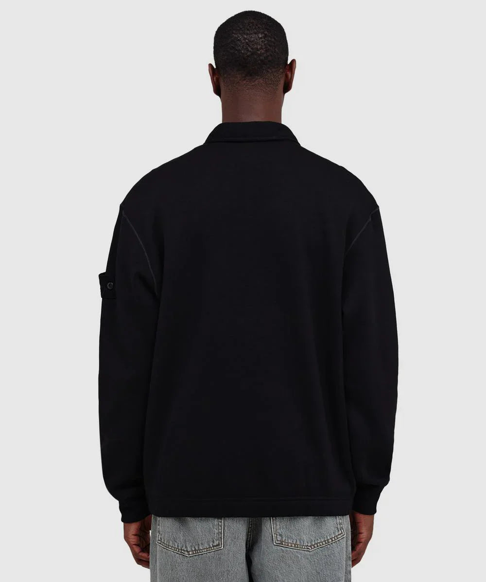 Stone Island Flanelle Ghost Jacket In Black