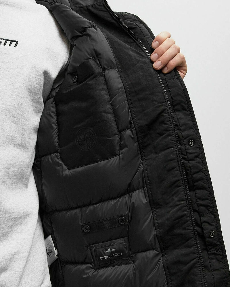 Stone Island David-Tc Ghost Parka In Black
