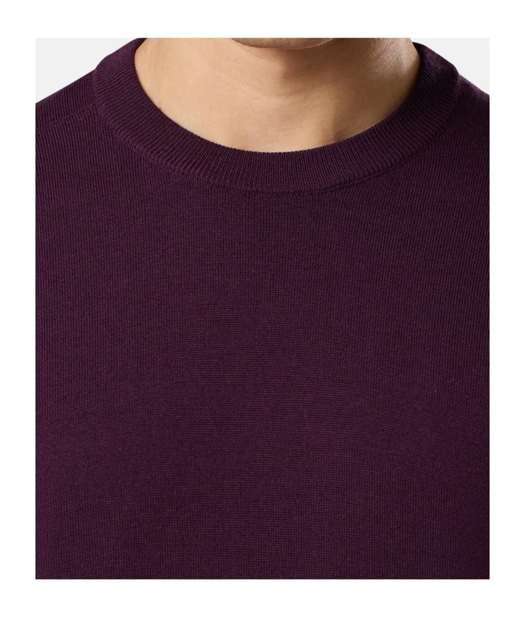Stone Island Rws Light Knit Sweatshirt In Amaranth