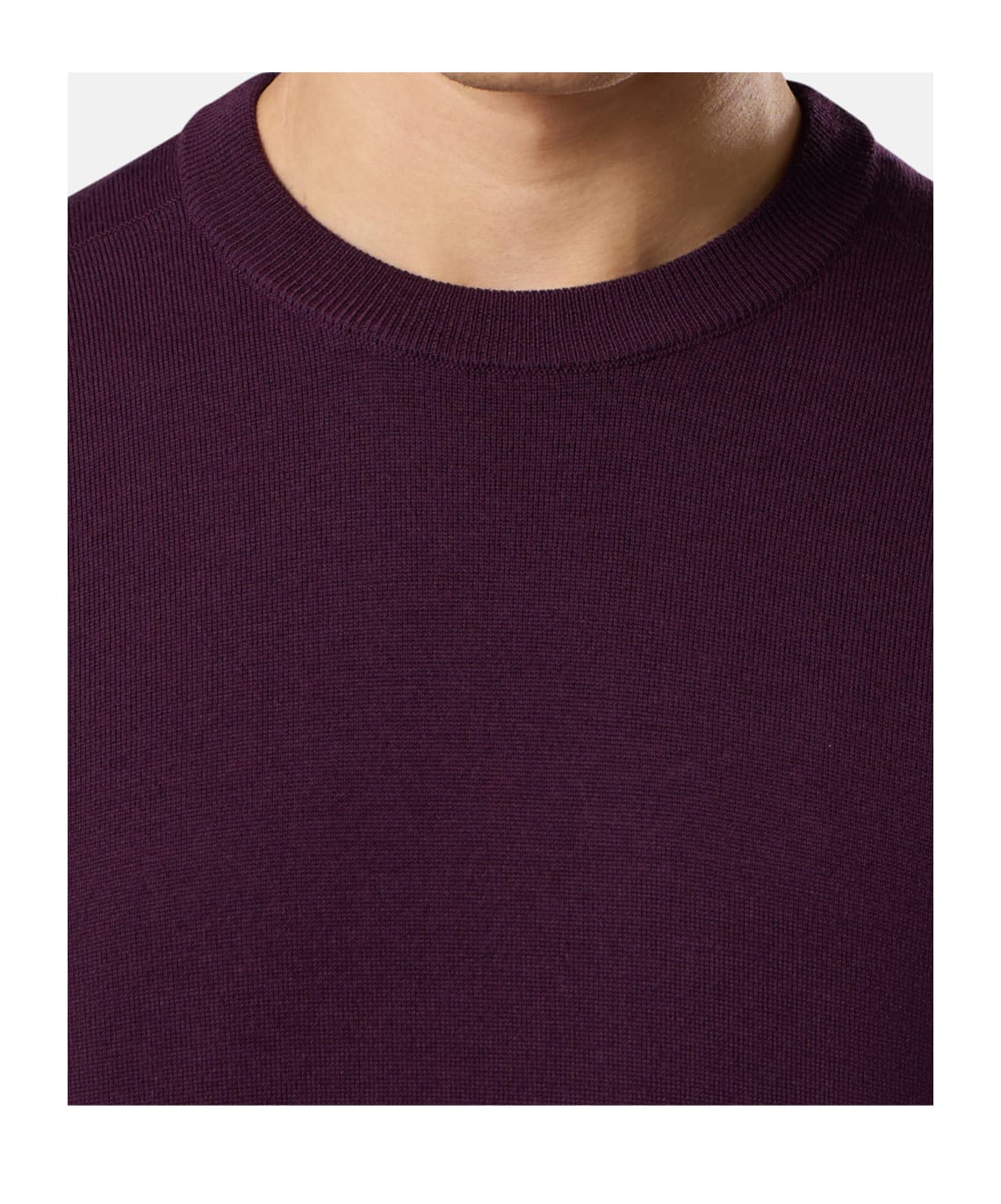 Stone Island Rws Light Knit Sweatshirt In Amaranth