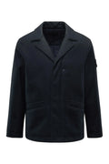Stone Island Performance Flannel Ghost Piece In Navy